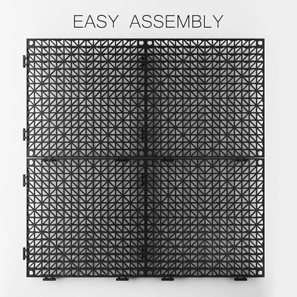 Tioncy 24 Pcs Bar Countertop Supplies Interlocking Mats 12 x 12 Inch Rubber - Image 4