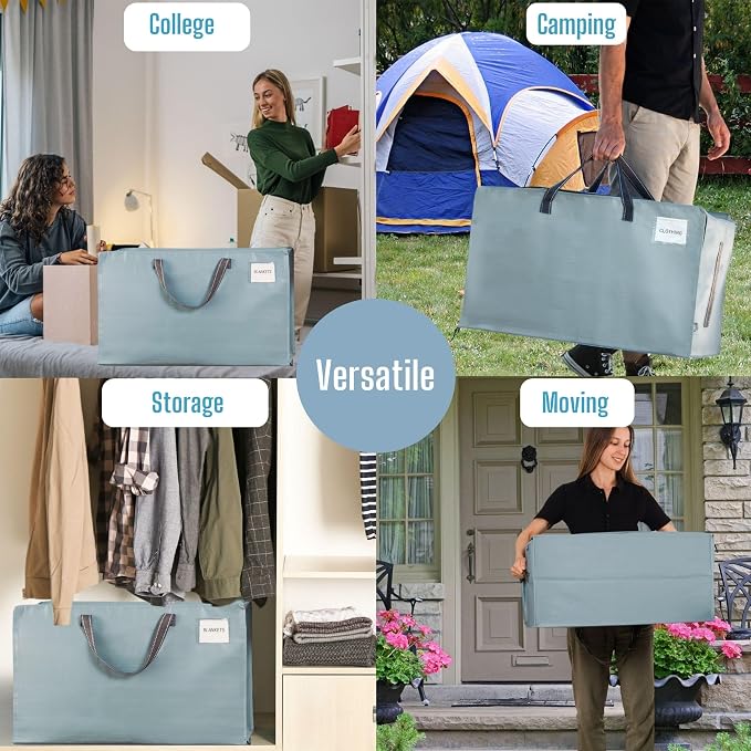 VENO 8 Pack Moving and Storage Bags, Heavy Duty, Alternative to Moving Boxes - Image 7