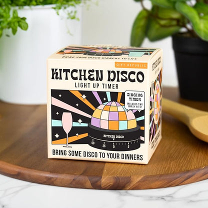 Gift Republic Kitchen Disco Light Up Timer – 60-Minute Countdown, Plays 2 Disco - Image 5