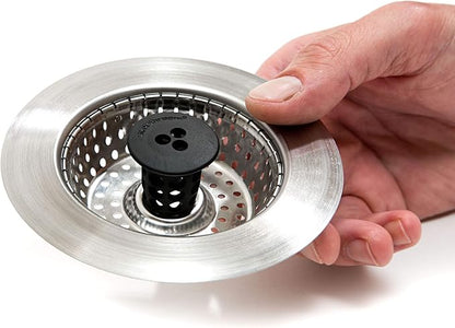 SinkShroom Revolutionary Clog-Free Sink Strainer Basket, Stainless Steel - Image 2