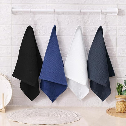 Homaxy 100% Cotton Waffle Weave Dish Cloths - Image 8