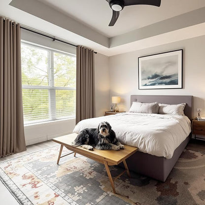 PONY DANCE Blackout Curtains for Bedroom 72 Inch Length 2 Panels Set, Privacy - Image 6