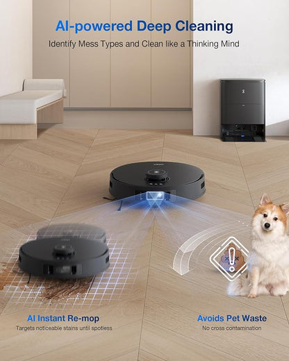 ECOVACS DEEBOT T30S PRO Robot Vacuum and Mop, TruEdge Adaptive Edge Mopping - Image 6