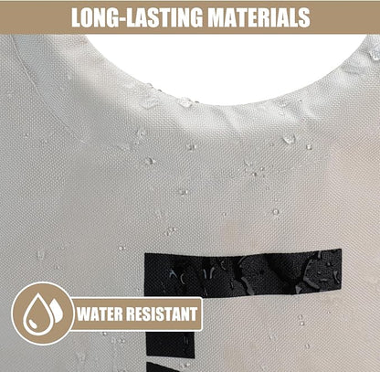 DOKEHOM 90L Large Laundry Basket, Collapsible Laundry Bag, Freestanding Tall Clothes Hamper, Foldable Washing Bin (Beige)