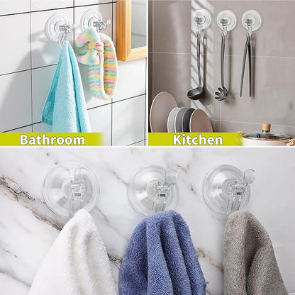 Antimbee Suction Cup Hooks, 10 Pack Reusable Suction Cup Hangers, Removable - Image 3