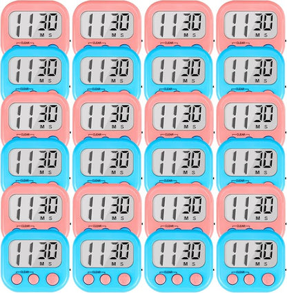 Timer for Kids Teachers Digital Kitchen Timers for Cooking Large Magnetic by AOUCE