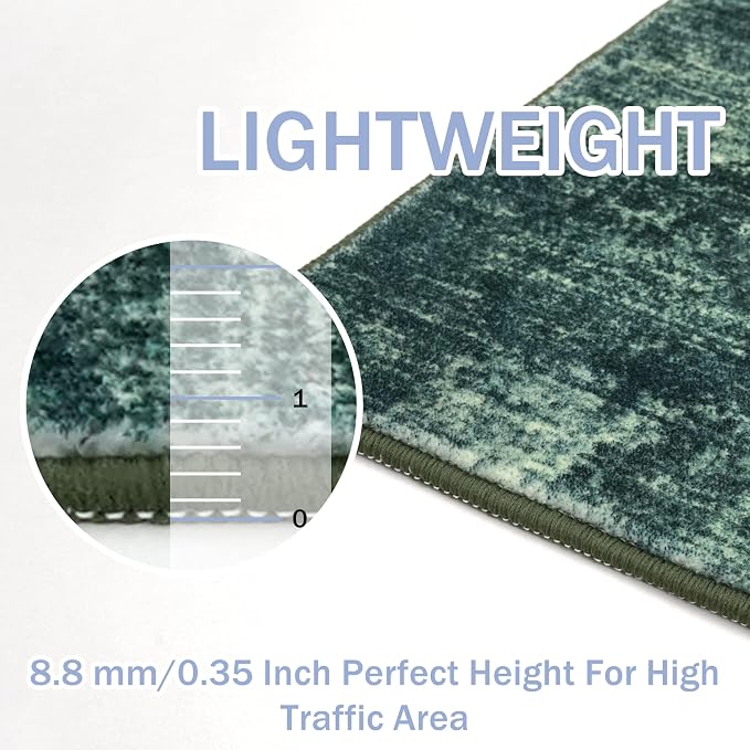 IOHOUZE Abstract Area Rug 3x5 Ft Washable Rugs - Image 5