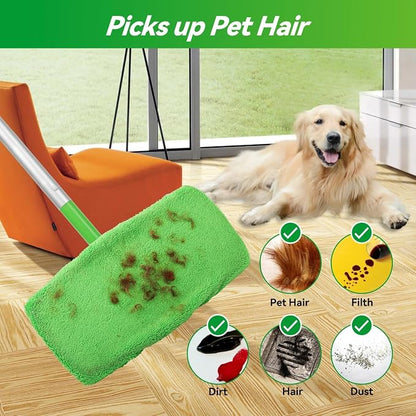 Reusable Microfiber Mop Pads Washable Wet Pads Compatible - Image 4