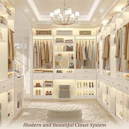 Unikito 75” Modular Closet System, Freestanding Closet Organizer - Image 4
