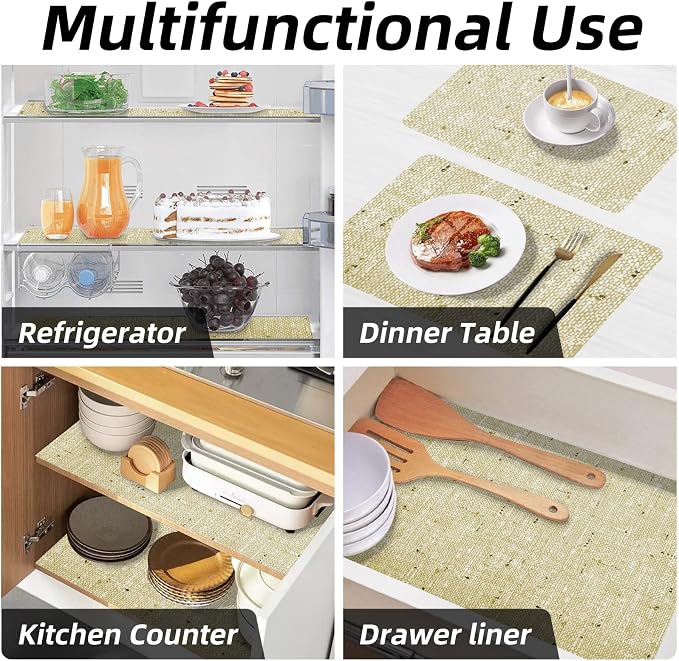 Non Adhesive Shelf Liner 20 Inch x 30 Feet Kitchen Cabinet Liner, Anti-Slip - Image 8