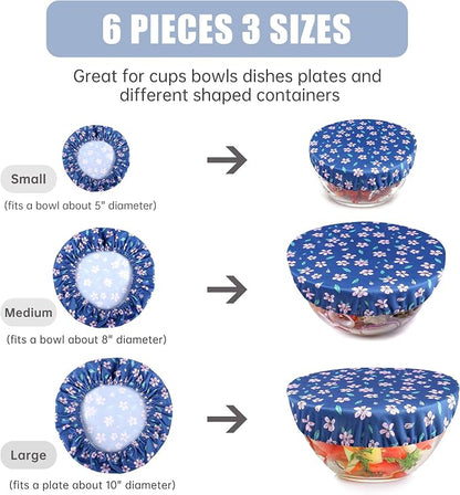 wegreeco Elastic Reusable Bowl Covers - Image 3