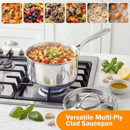 Cooks Standard Stainless Steel Sauce Pan - Image 7
