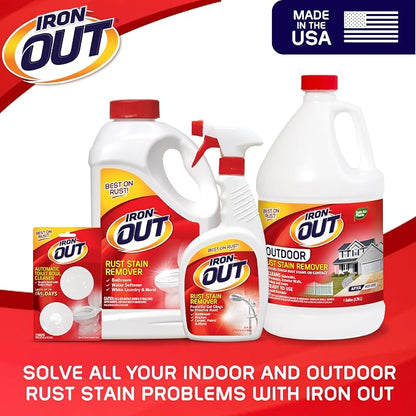 Iron OUT Liquid Rust Stain Remover, Quickly Removes Rust Stains from Concrete - Image 7