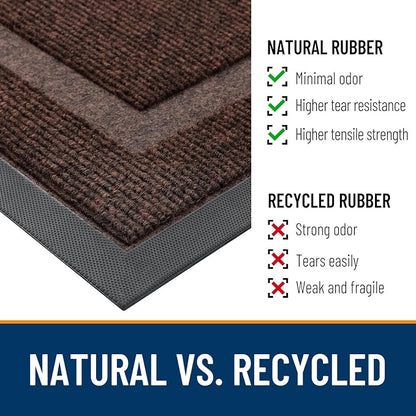 OLANLY Front Door Mat Indoor Outdoor Entrance, Waterproof All-Season, - Image 5