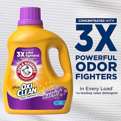 ARM & HAMMER Plus OxiClean Odor Blasters Fresh Burst, 77 Loads Liquid Laundry - Image 5