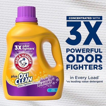 ARM & HAMMER Plus OxiClean Odor Blasters Fresh Burst, 77 Loads Liquid Laundry - Image 3