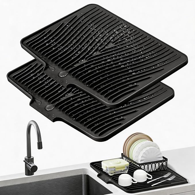 TIKNIK Silicone Dish Drying Mat, Stone Drying Mat by TIKNIKHomeOutdoor