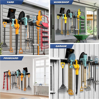 Garage Tool Storage Rack, Heavy Duty Garage Storage Organizer Rack System Wall - Image 6