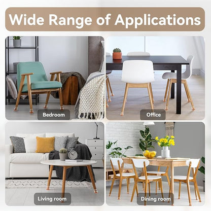 24PCS Upgraded Silicone Chair Leg Floor Protectors - Image 7