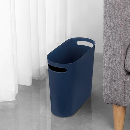 rejomiik Small Trash Can, 3.5 Gallon Slim Garbage Can Plastic Waste Basket - Image 5