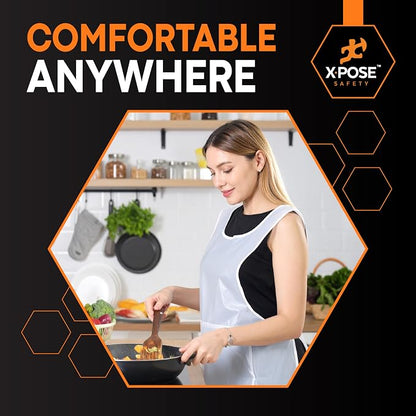 Xpose Safety 24, 000 White Plastic Disposable Aprons - Image 6