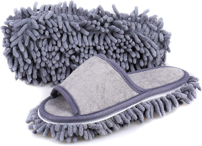 Women's Microfiber Floor Cleaning Mop Slippers by Friendly+House
