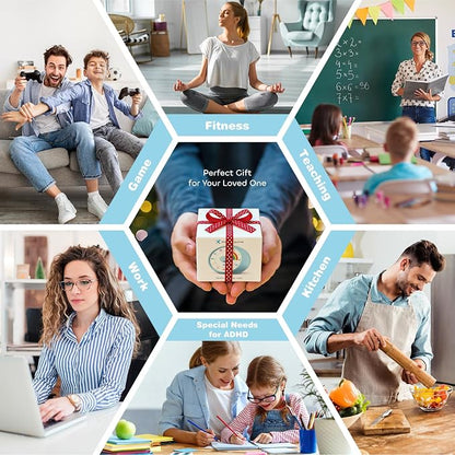 Visual Timer for Kids, 60-Minute Countdown Timer for Classroom Office Kitchen - Image 7