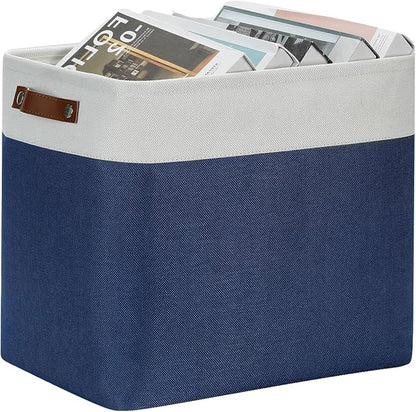 DULLEMELO Large Storage Basket 17"x12"x15", Fabric Organizer Bin by DULLEMELO