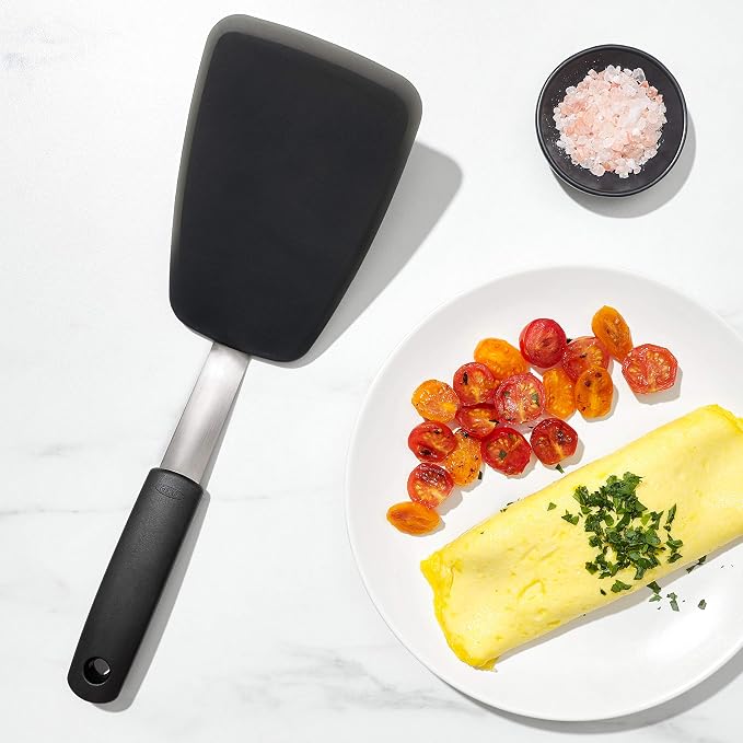 OXO Good Grips Large Silicone Flexible Turner & Good Grips Silicone Flexible - Image 4