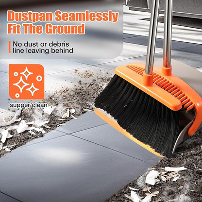 Broom and Dustpan Set, Upgraded Broom - Image 3