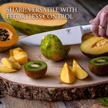 Moss & Stone Professional Kitchen Knife Chef Set, Premium Kitchen Knife Set - Image 4