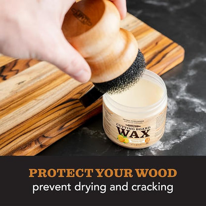 CLARK’S Cutting Board Oil and Wax Kit – Includes Food Grade Mineral Oil - Image 5