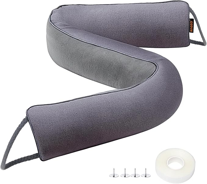 MAGZO Door Draft Stopper, 34 Inch Under Door Draft Blocker Noise Stopper by MAGZO