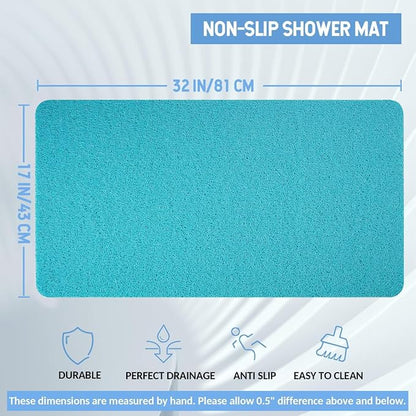 Non-Slip Bathtub Mat, Anti Slip Shower Mat, Fast Drying Bathtub Mats, Foot - Image 2