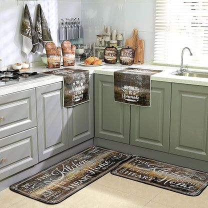 Fourluoo 10 Pcs Farmhouse Kitchen Decor and Accessories Set 4 Kitchen Towels 2 - Image 7