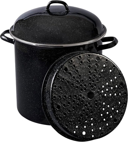 Granite Ware 15 Qt Heavy Gauge Seafood, Steamer Pot by GraniteWare