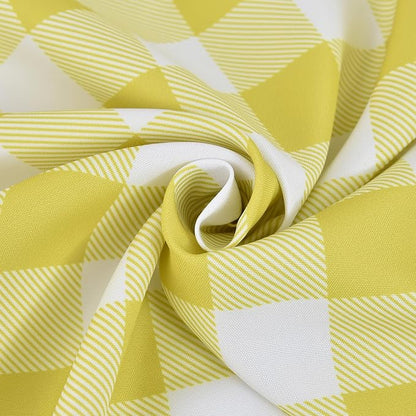Waterproof Plaid Tablecloth Fabric - Image 3
