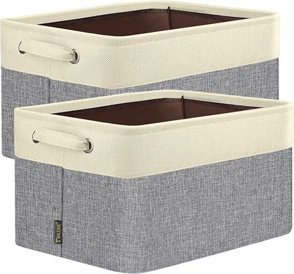 BALEINE 2 Pack Fabric Closet Storage Bins by BALEINE