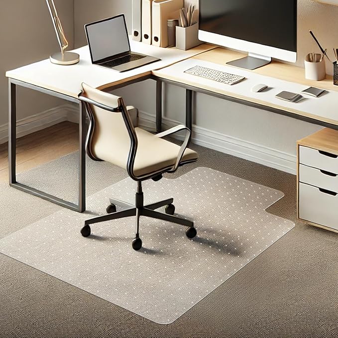 Azadx Chair Mat for Carpet 60"x 48" Large Chair Mat for Carpeted Floors - Image 6