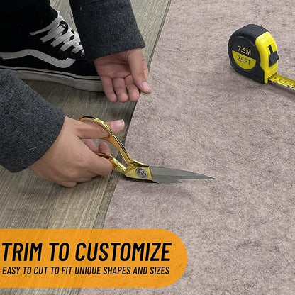 Ottomanson 2' x 3' Non-Slip Rug Pad Gripper 1/4 Inch Thick Dual Surface Felt + - Image 5
