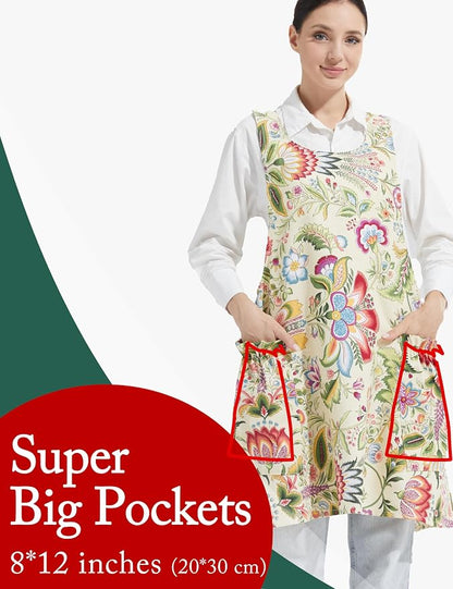 Cozy Adjustable Cross Back Aprons - Image 2