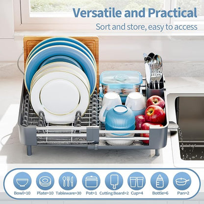 Dish Racks for Kitchen Counter, Dish Drying Rack - Image 2