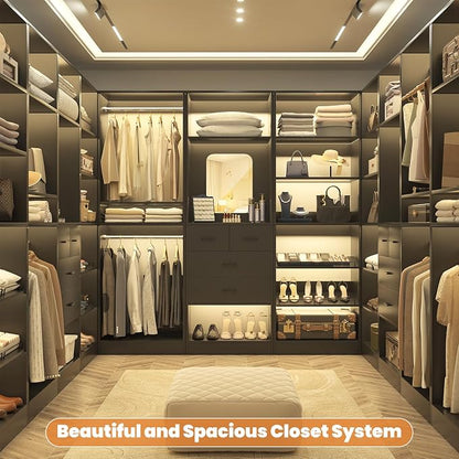 Unikito Freestanding Closet System, 25” Closet Organizer Wardrobe - Image 4