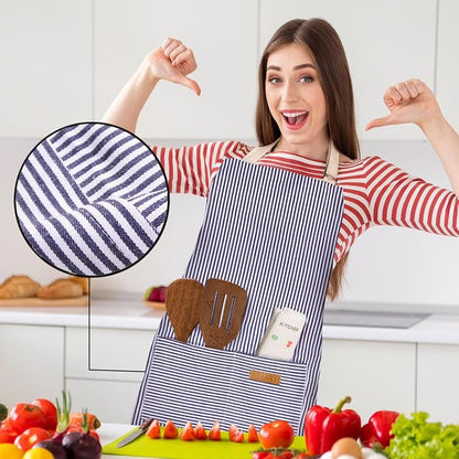 BeLuyi 2 Pack Adjustable Bib Apron - Image 4
