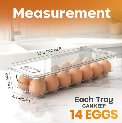 Utopia Home Egg Container With Lid and Handle - Image 2