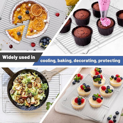 TeamFar Cooling Rack, 16.6” x 11.45” Stainless Steel Wire Baking Rack - Image 7