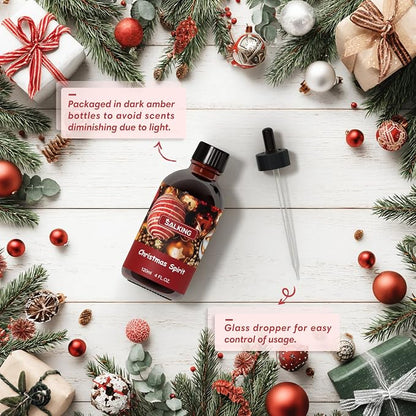 SALKING Christmas Spirit Fragrance Oil, 120ml Premium Essential Oils - Image 2
