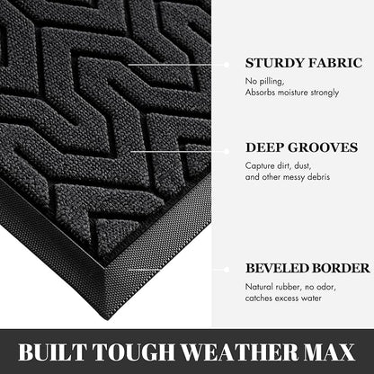 Yimobra Extra Large Door Mat Outside Entrance 60x32, Waterproof Heavy Duty - Image 4