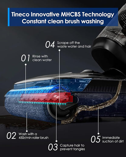 Tineco Floor ONE S7 Stretch Ultra Cordless Wet Dry Vacuum Cleaner, 180°Lay-Flat - Image 4