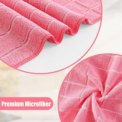 Homaxy Microfiber Kitchen Towels and Dishcloths Set, 16 Pack Soft and Absorbent - Image 2